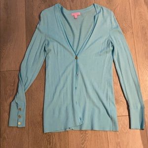 Aqua Lilly Cardigan